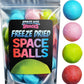Space Age Snacks Freeze Dried Space Balls - Crunchy Candy with Fun Stickers, 4 Ounces