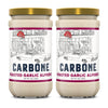 Carbone Roasted Garlic Alfredo Pasta Sauce | Creamy Blend Of Parmesan And Romano Cheese | Low Carb, Gluten Free | 15 Fl Oz (Pack