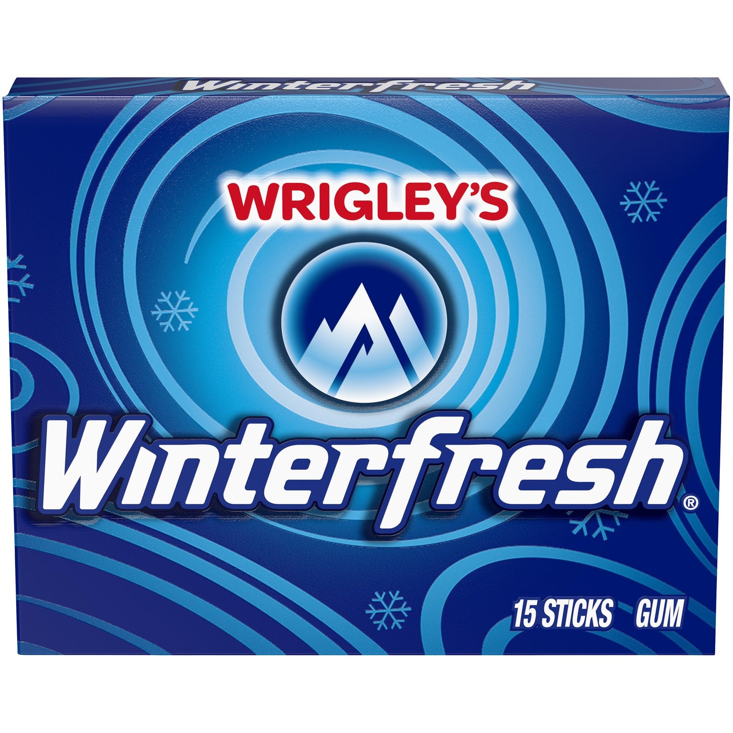 Wrigley Winterfresh Chewing Gum, 15 Stick (Pack Of 4), 60 Gum Pieces