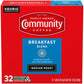 Community Coffee Breakfast Blend, Medium Roast, Single-Serve Keurig K-Cup Pods, 32 Count (Pack of 4)