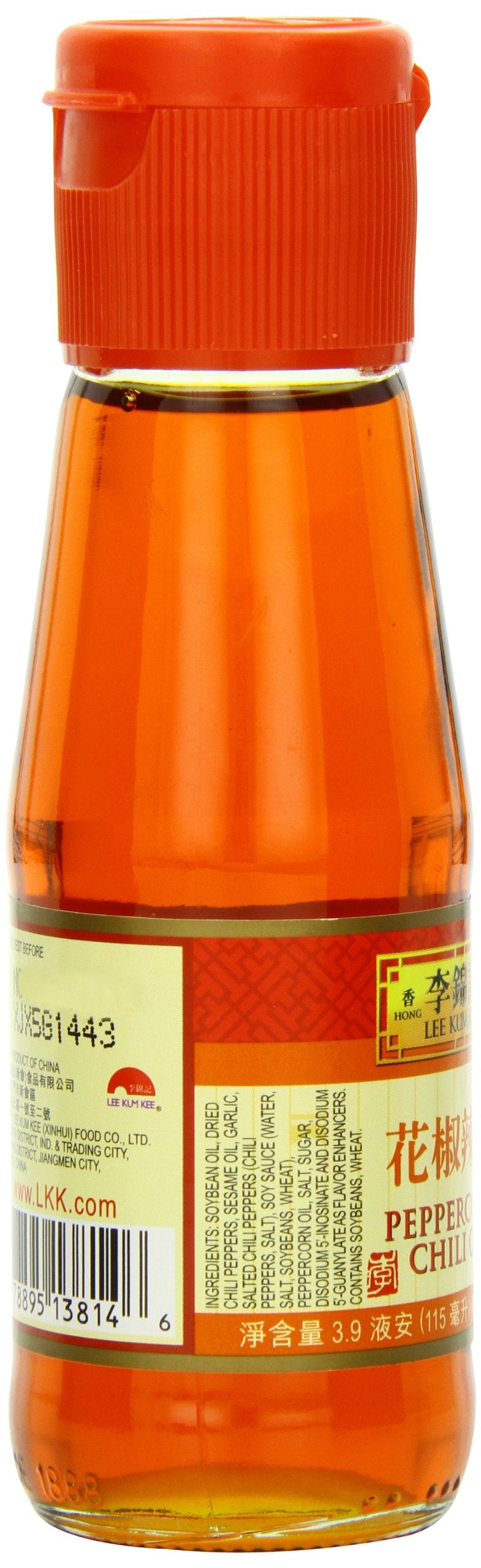 Lee Kum Kee Peppercorn Chili Oil, 3.9 Ounce (Pack Of 12)
