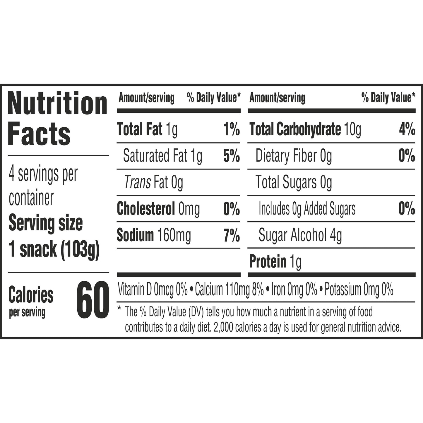 Jell-O Dulce de Leche Artificially Flavored Zero Sugar Ready-to-Eat Pudding Snack Cups, 4 ct Cups