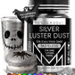 Mon  Gasque Silver Luster Dust Edible Glitter For Cocktails 15G - Premium Silver Edible Luster Dust For Halloween Food Decoratio