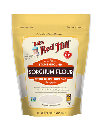 Bobs Red Mill Sorghum Flour, 22oz (Pack of 1) - Whole Grain, Vegan, Kosher