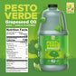 Pesto Verde Grapeseed Oil 64 Oz (High Smoke Point, Gluten-Free, Non-Gmo, Healthy Evo Alternative)
