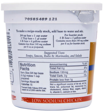 Minor'S Chicken Base, Low Sodium, 16 Ounce