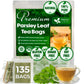 FRESHDRINKUS Parsley Leaf Tea Bags, 100% Natural Herbal Tea, 135 Bags, Vegan, No Sugar, No Caffeine, Gluten-Free