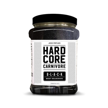 Hardcore Carnivore Black: Charcoal Seasoning For Steak, Beef And Bbq (Mega Pack)
