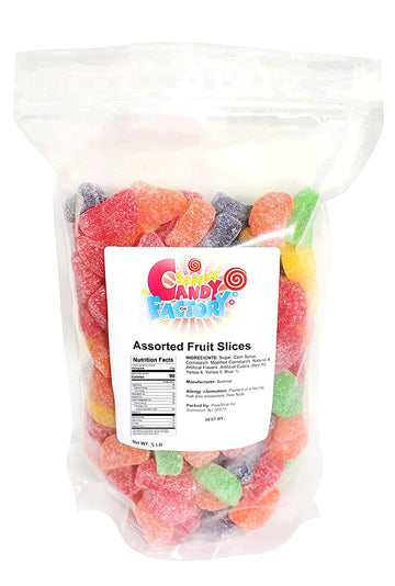 The Nutty Fruit House Fruit Slice Jelly Wedge Gummy Candy (Assorted, 5 Pound (Pack Of 1))