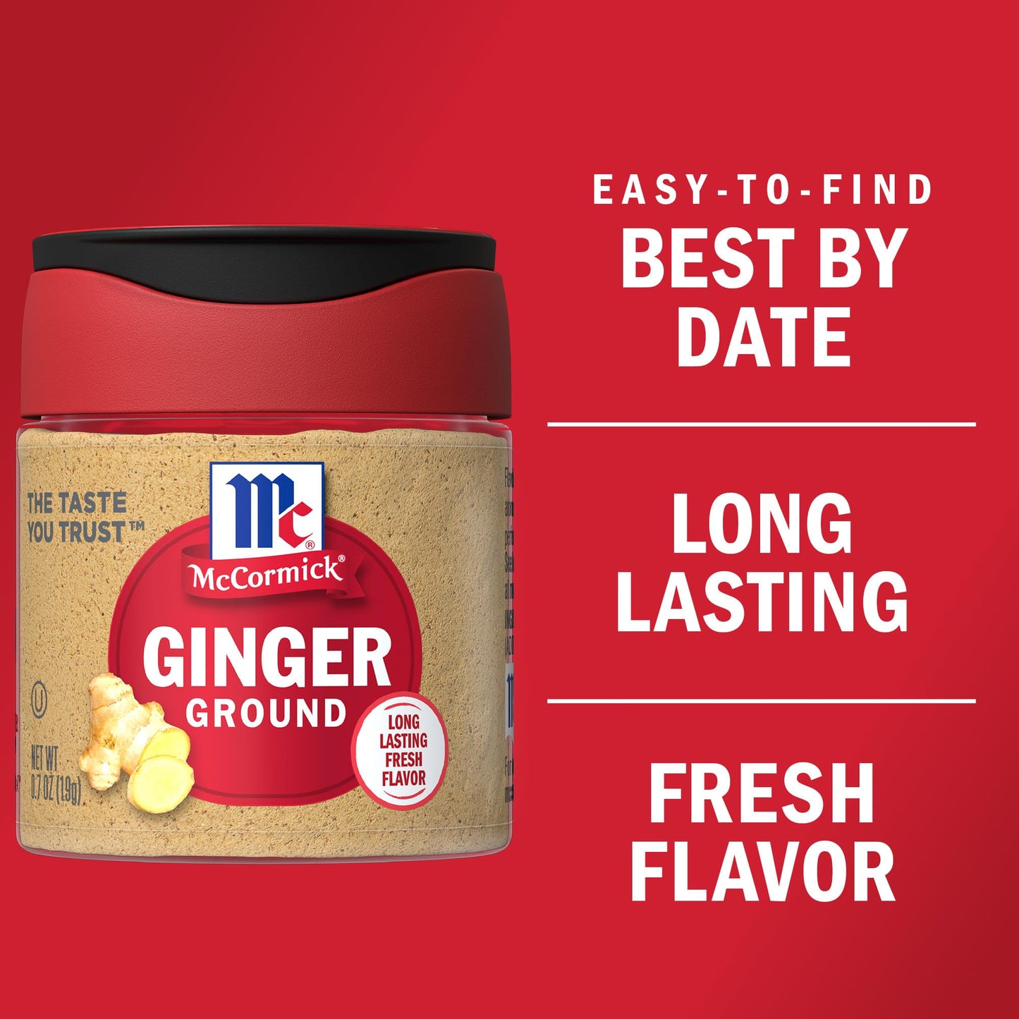 McCormick Ground Ginger, 0.7 Oz