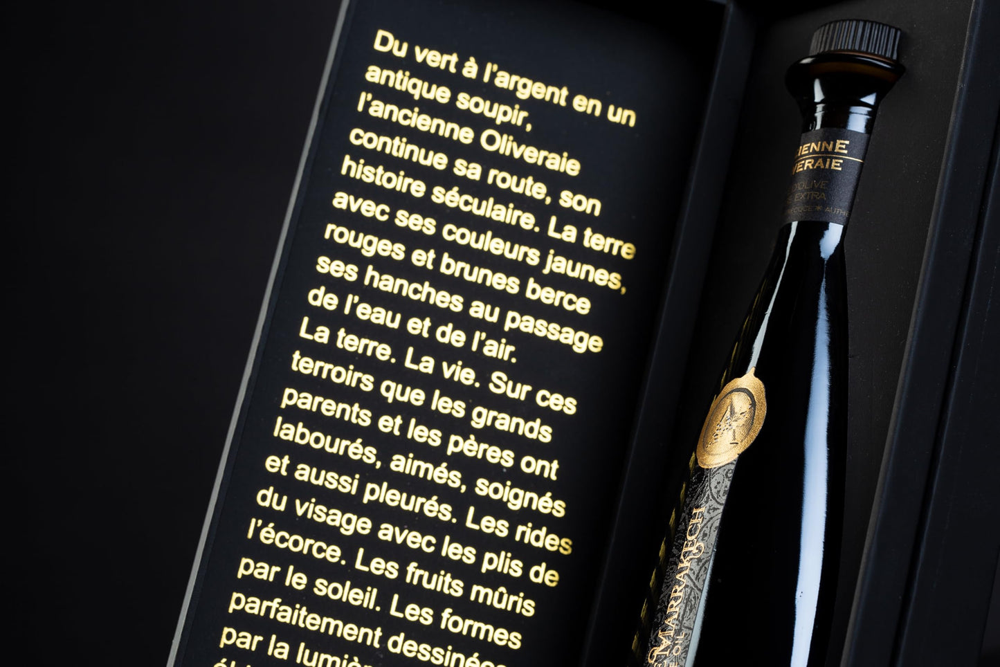 Olive Oil Gift Box Of Les Terroirs De Marrakech Extra Virgin Olive Oil, Polyphenol, Rich, Moroccan Cold Pressed Evoo Oil, Keto O