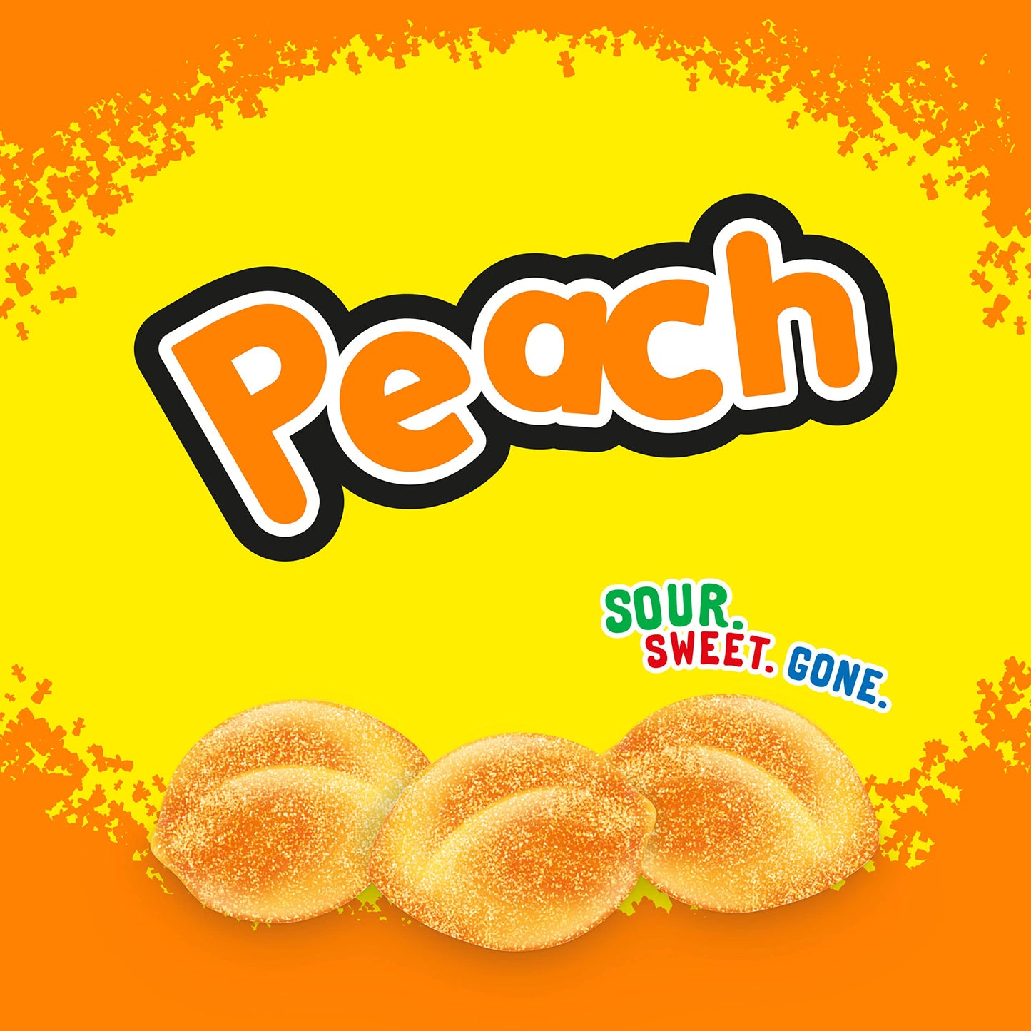 Sour Patch Kids Peach Soft & Chewy Candy, Bulk Candy, 12-8.07 Oz Bags