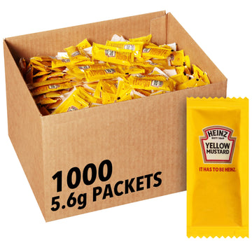Heinz Mild Mustard Single Serve (1000 ct Casepack)
