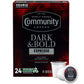 Community Coffee Dark & Bold Espresso Roast Coffee Pods, Compatible with Keurig 2.0, 24 Count (Pack of 1)