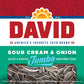 David Sour Cream & Onion Jumbo Sunflower Seeds, Keto Friendly, 5.25 Oz Resealable Bag