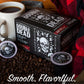 Ravens Brew Coffee High Caffeine Dark Roast K-Cup Pods, 12 Count, Compatible with Keurig
