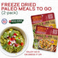 Wild Zora Paleo Freeze Dried Meals For Backpacking & Camping - Healthy Gluten Free & Grain Free Camping Meals/Backpacking Food + No Added Sugar - Great For Travel (Bedrock Beef Chili 2-Pack)