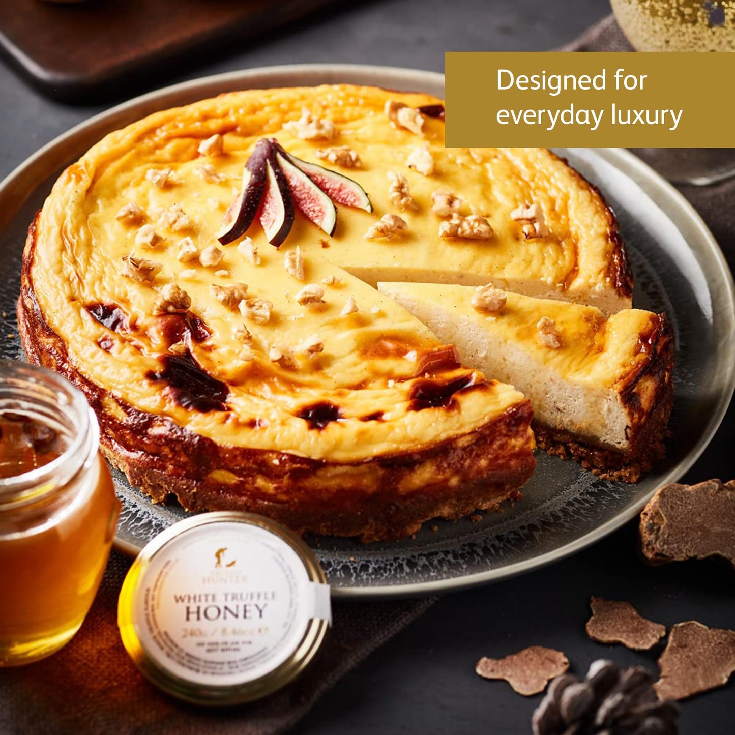 Trufflehunter - White Truffle Honey - Acacia Honey Condiment - 4.24 Oz