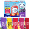 Crystal-Light Variety Pack - 70 Flavored Drink Mix Packets In Lemonade  Fruit Punch  Raspberry  Wild Strawberry  And Grape. Enjoy Bold  Bursting Grape Flavor Alongside Other Refreshing  Sugar-Free Options. Perfect For Hydration Anytime  Anywhere.