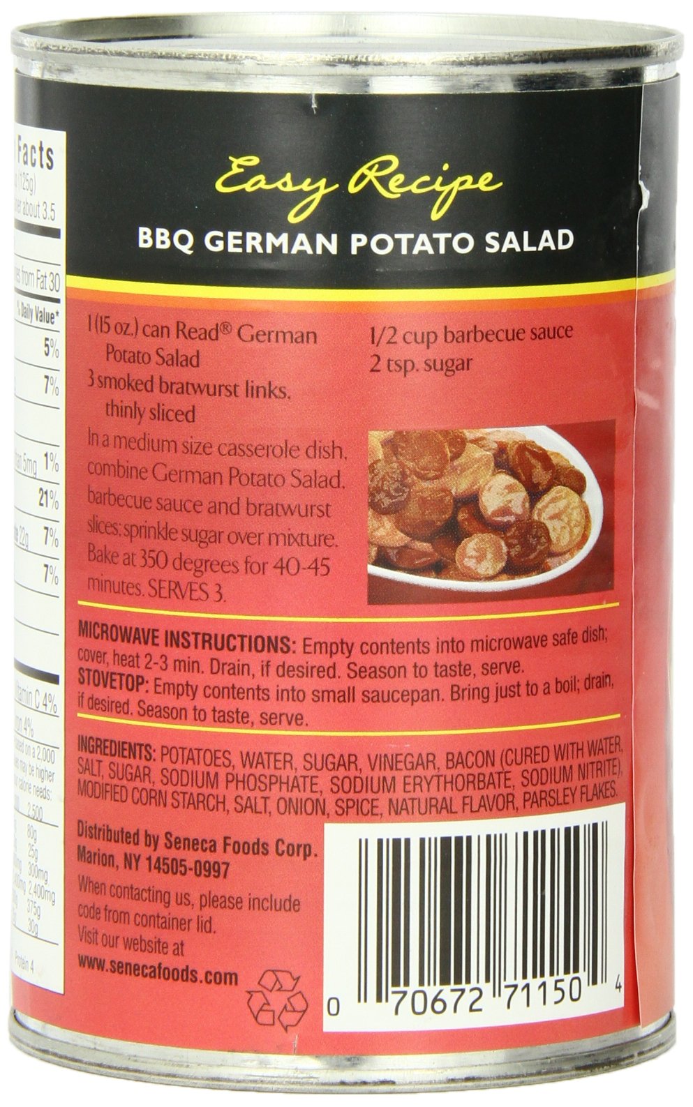 Read German Potato Salad Can, 15-Ounces (Pack Of12)