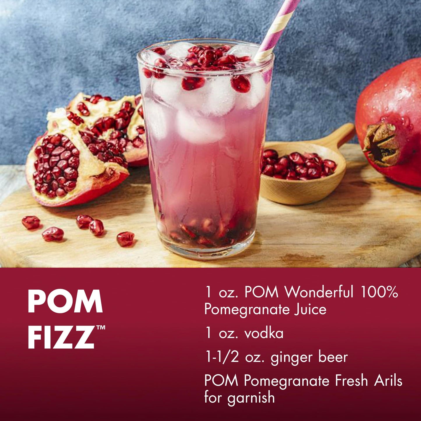 Pom Wonderful 100% Pomegranate Juice, 16 Fl Oz Bottle
