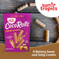 Sun Tropics Cocorolls Salted Caramel, Gluten Free, Dairy Free, Snack-Crisp Rolled Wafer Made With Pure Coconut Cream, 6 Count