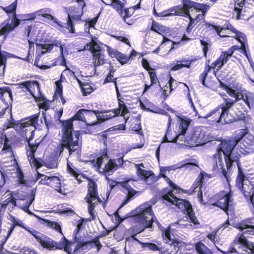 Krazy Sprinkles Purple Mermaid Tail Animal Shapes (1/2 Cup 1X Jar) | Exceptional Sprinkles For Imaginative Baking & Decorating B