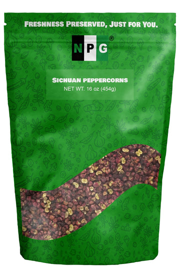 Premium Szechuan Red Peppercorns Sichuan Whole Peppercorns 16 Oz, A Mouth-Numbing Spice, Red Sichuan Peppers For Kung Pao Chicken, Mapo Tofu, And Chinese Cuisine