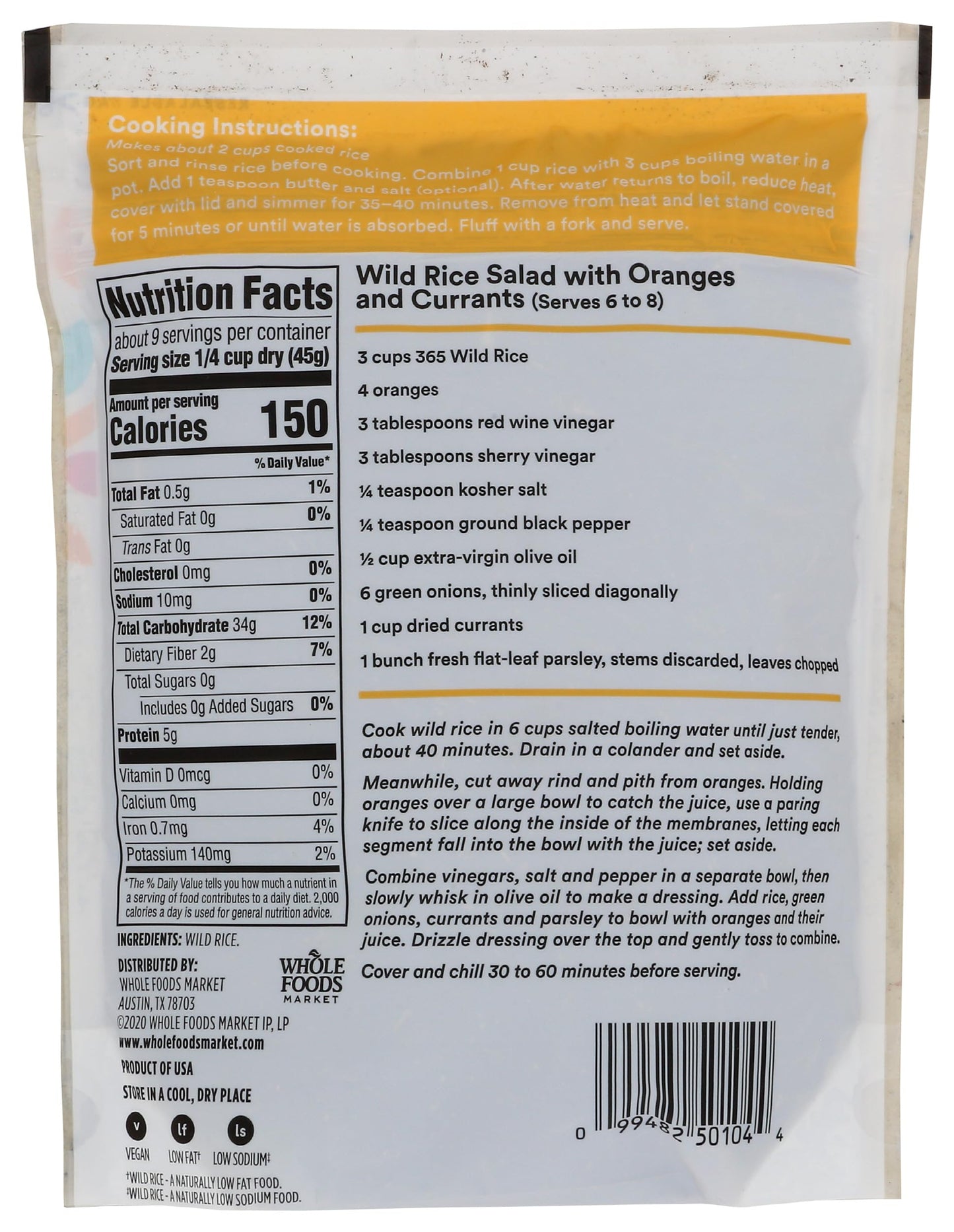 365 by Whole Foods Market  Wild Rice  14 Ounce