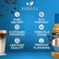 Syruvia Sugar-Free Butter Pecan Coffee Syrup - 25.4 fl oz Premium Coffee Flavoring Syrup - 0 Calorie- Kosher Coffee Syrups, Glut