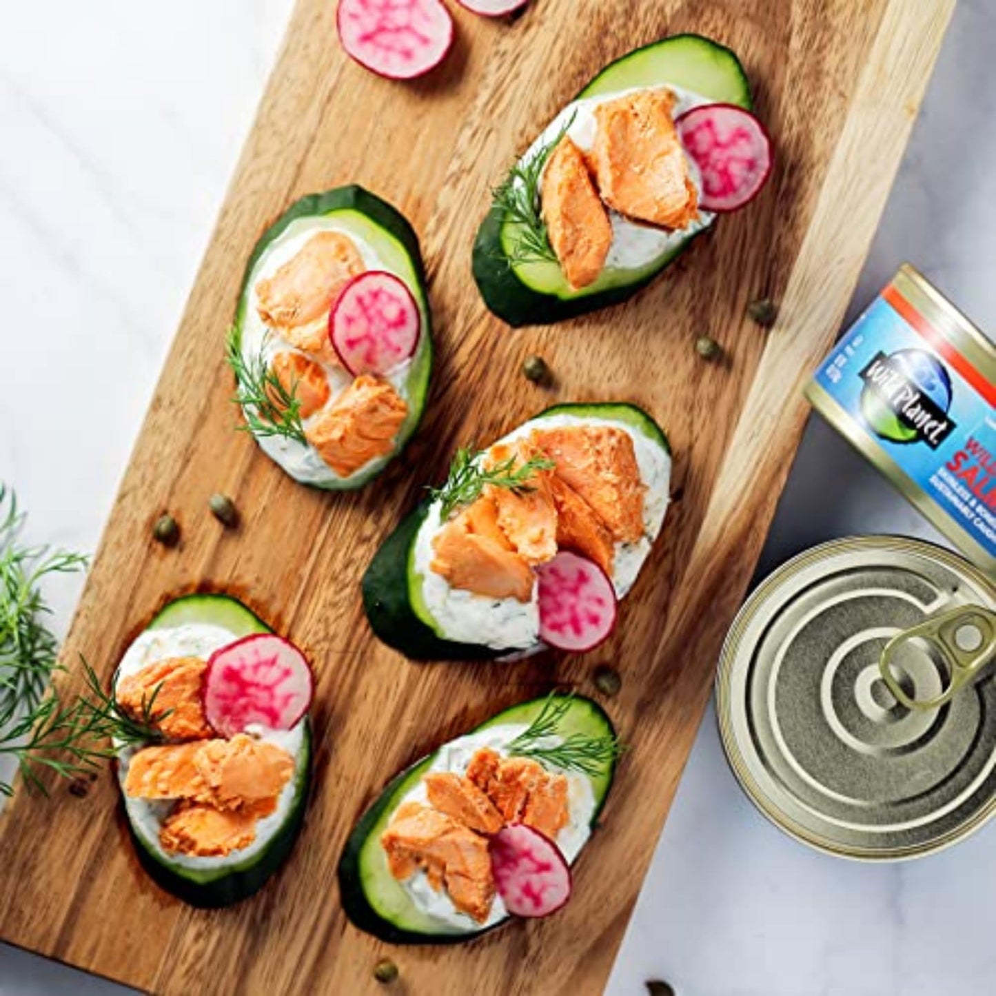 Wild Planet Wild Sockeye Salmon, Skinless & Boneless, 6 oz (Pack of 12), Sustainably Caught, Non-GMO, Kosher