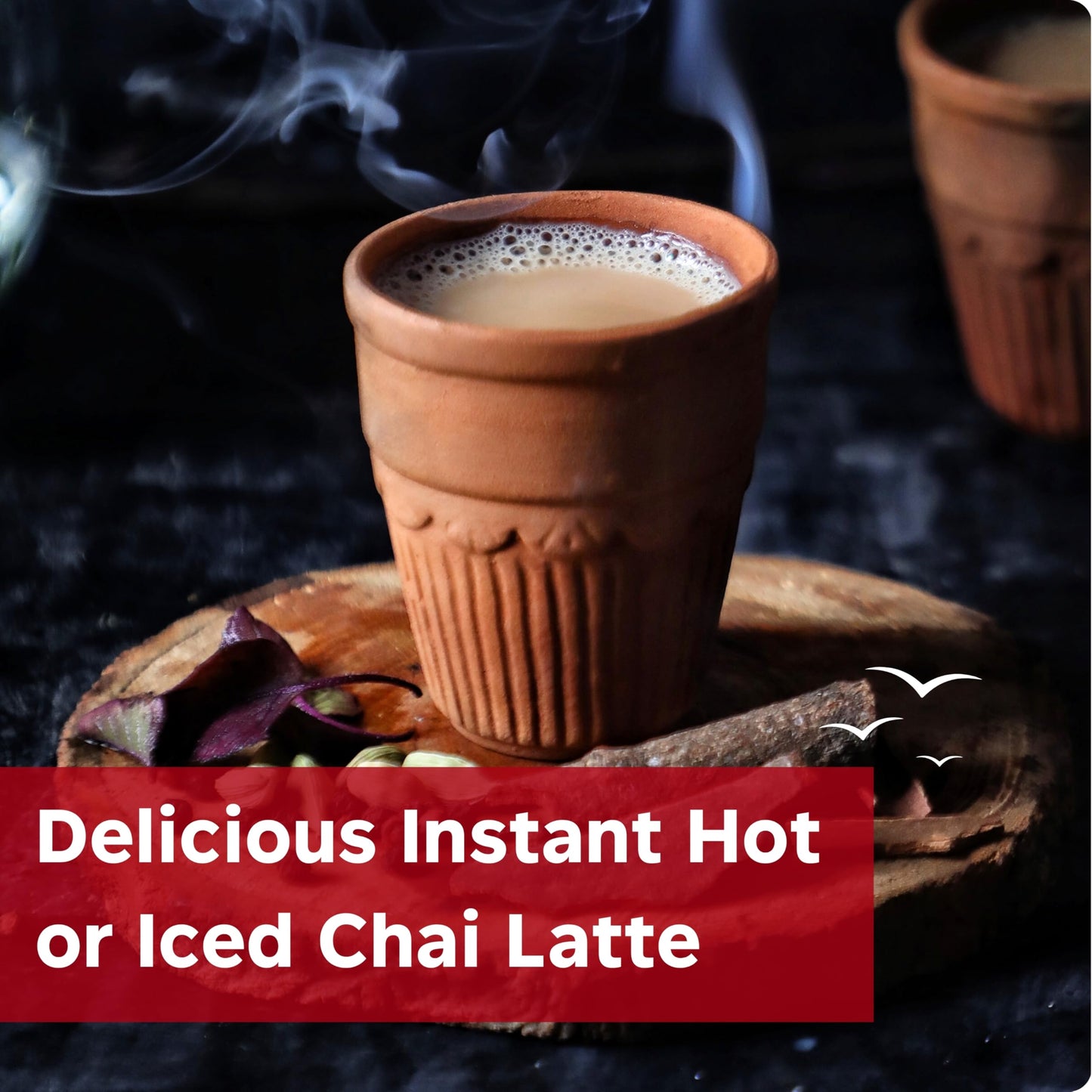 Alpine Start Instant Dirty Chai Latte, Vegan Coffee with Chai Spices, 0.7 Oz Pack of 5