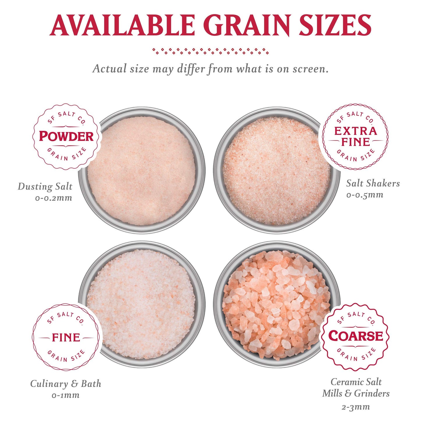Sherpa Pink Himalayan Salt -19 Lbs. Fine Grain