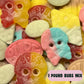 Bubs Swedish Candy Mix - Authentic Sweet and Sour Swedish Gummies - 1 Pound of Godis From Sweden - Big Ovals, Dizzy Skulls, Tutt