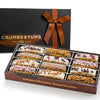 Valentines Day Cookies Gift Basket - 12 Gourmet Chocolate Covered Biscotti With Assorted Toppings - Assorted Food Gift Box For Fathers Day  Mothers Day  Family  Sympathy  Men & Women.