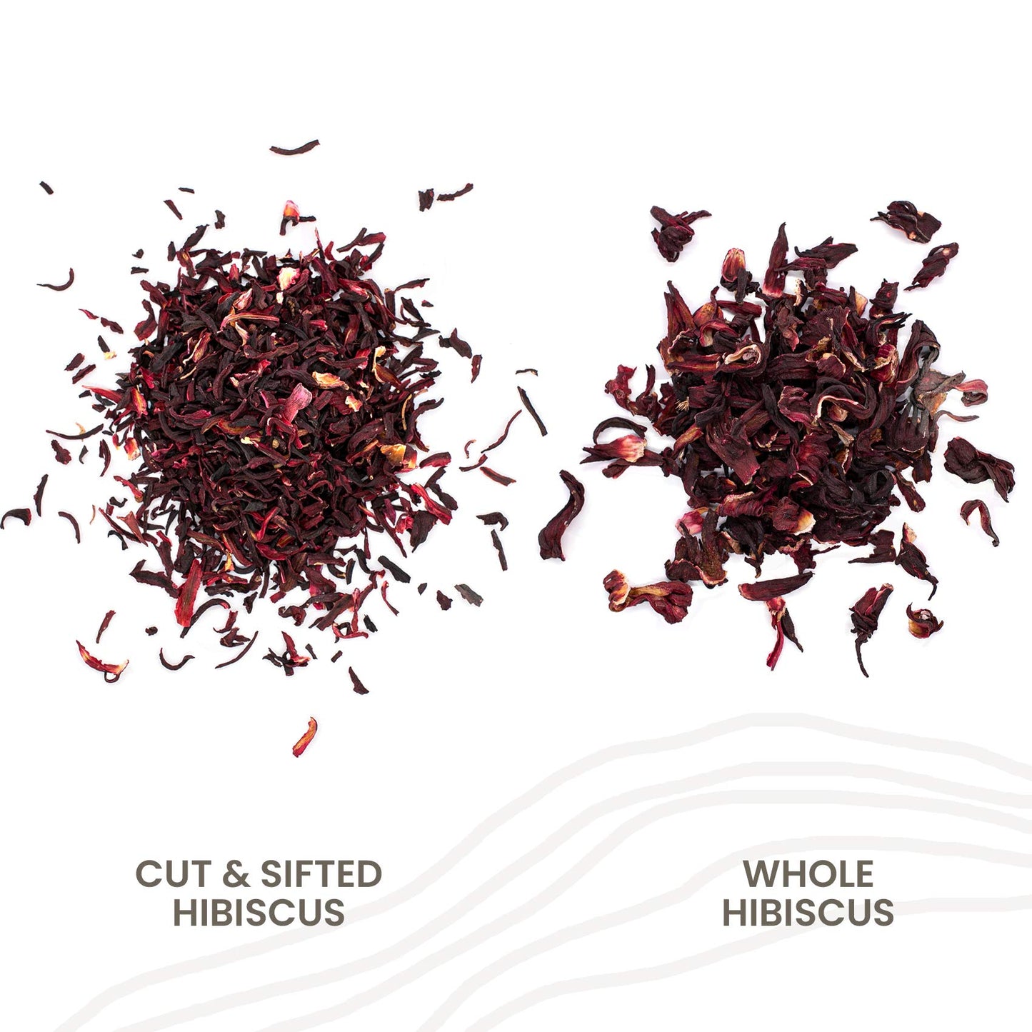Magjo Naturals, Hibiscus Flowers 1Lb (16 Oz) Hibiscus Tea Cut & Sifted Flowers, Flor De Jamaica