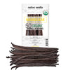 50 Organic Madagascar Vanilla Beans - Gourmet Grade A Premium Vanilla Pods - For Vanilla Extract & Baking - For Cooking, Dessert