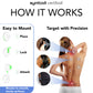 Symbodi Vertiball Mountable Muscle Massage Ball For Pain Relief, Myofascial Release, Trigger Point Ball Self Massager For Full B