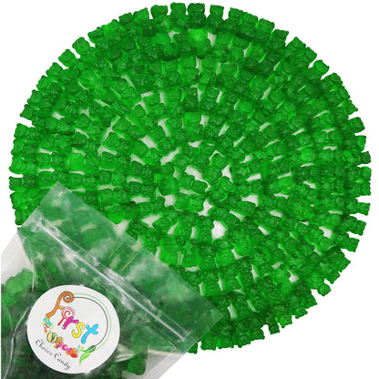 FirstChoiceCandy Gummy Bears (Green Apple, 5 Pound (Pack of 1))