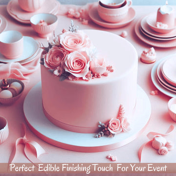 Confect Blush Pink Fondant | Edible Cake Fonadant | Chefs Choice Blush Pink Fondant For Cake Decorating - 8.8 Oz