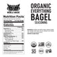 Noble Made Organic Everything Bagel Seasoning, Garlic, Onion, Sesame Blend, Keto, Gluten Free, Organic, Low Sodium, Popcorn Seas