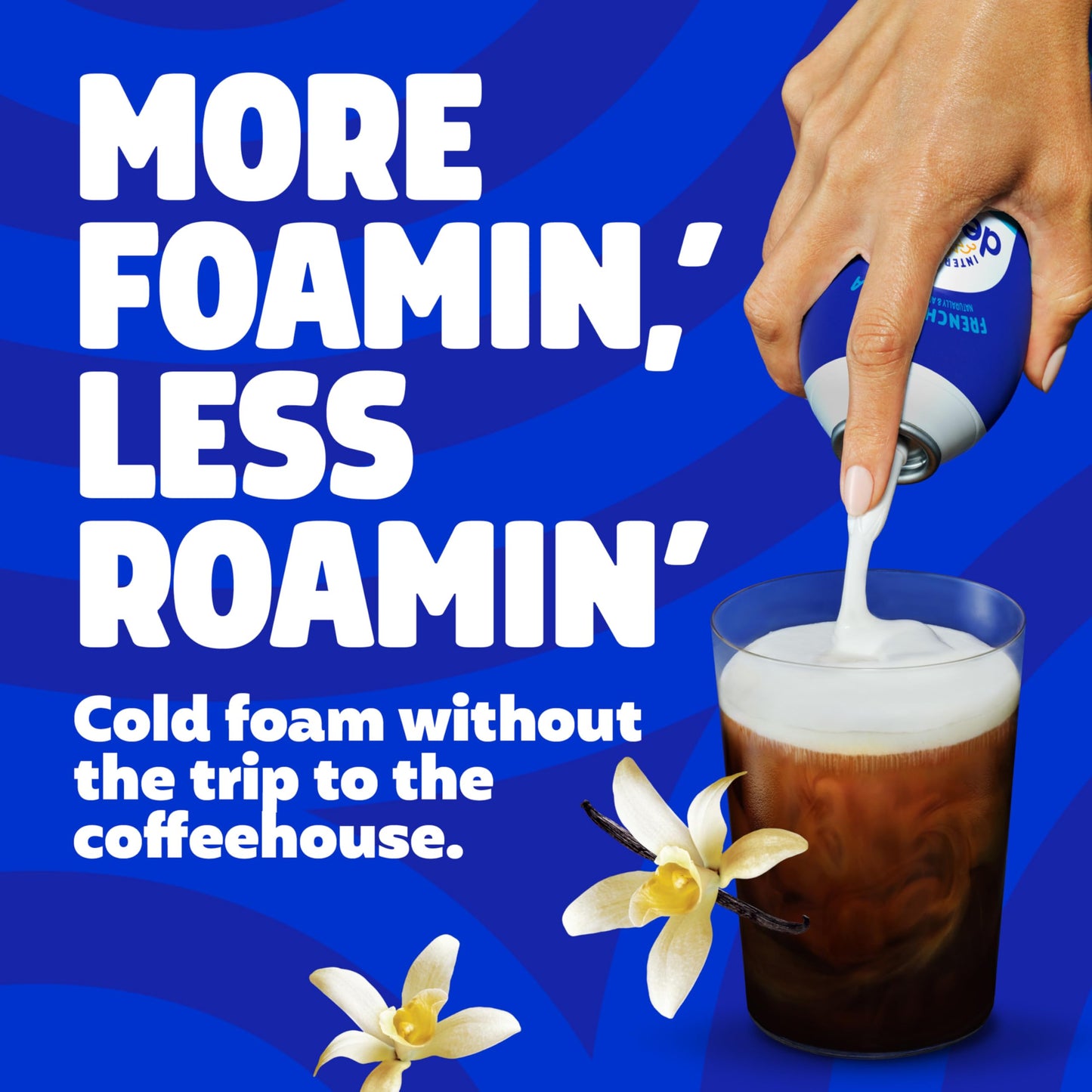 International Delight Cold Foam Coffee Creamer, French Vanilla Cold Foam Flavored Creamer, 14 OZ Can