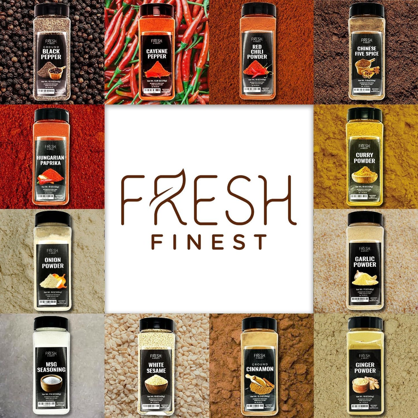 Fresh Finest 5 Lb. Black Pepper, Bulk, Kosher, Black Pepper Ground For Commercial And Home Cooking 5 Lb Black Pepper Freshly Pac