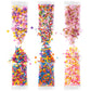 Sprinkles For Cake Decorating, Cupcake, Cookies, Ice Cream Topper, 6 Packs Colorful Sprinkles, Pastel Sprinkles, Six Of Assorted