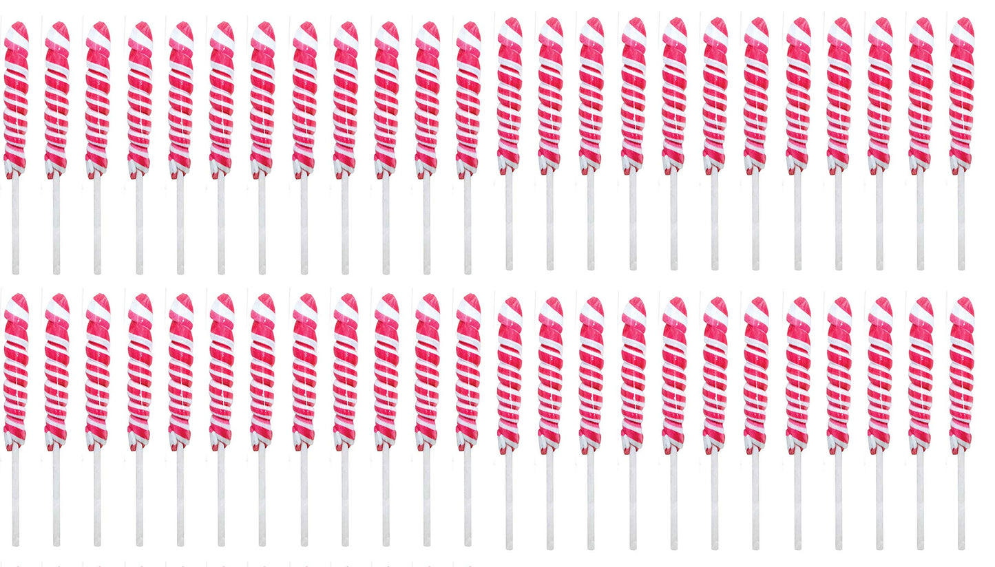 Adams & Brooks, Inc. Unicorn Pops 48 Count Individually Wrapped Unicorn Lollipops Great For Party Favors, Candy Buffets (Strawbe