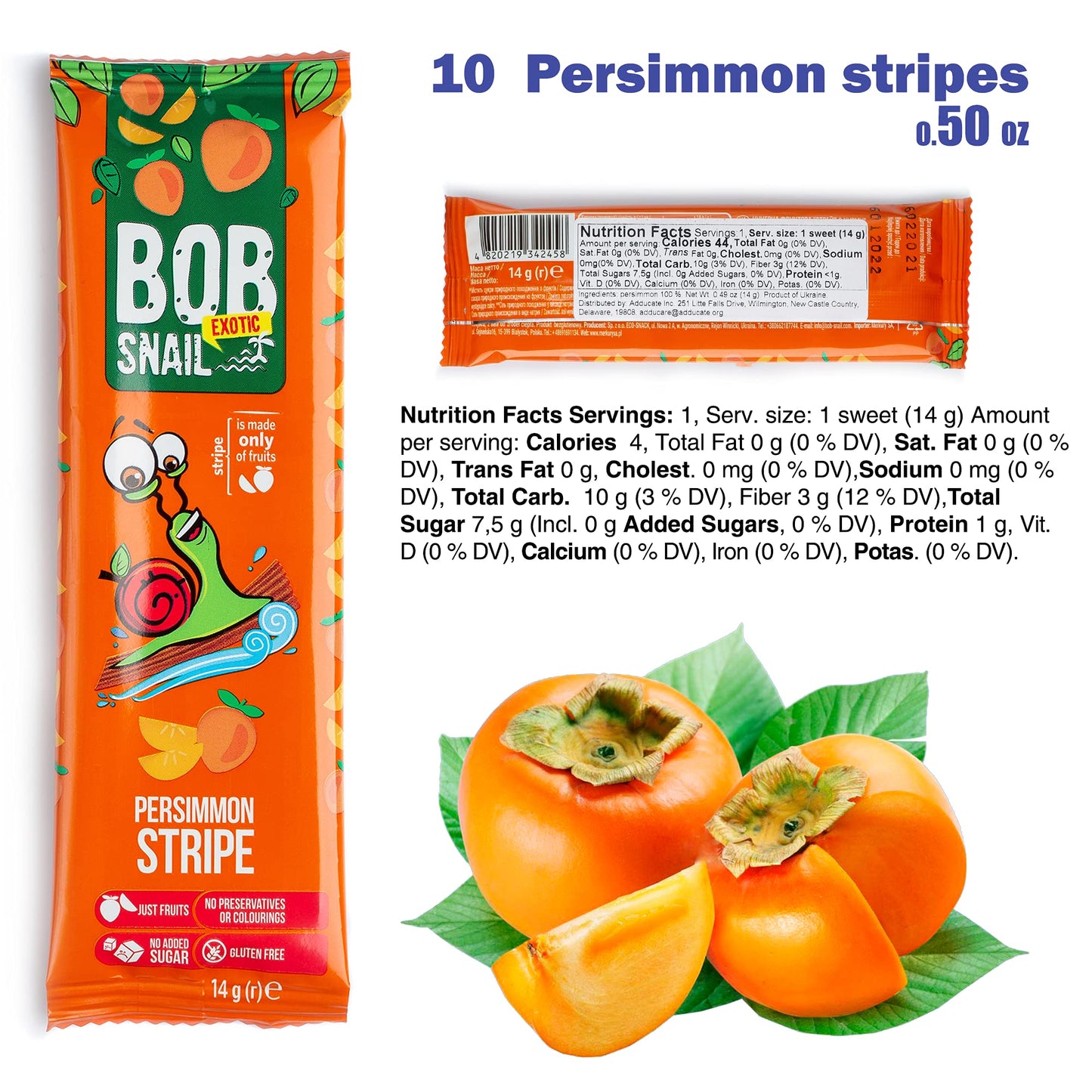 Healthy Snacks Variety Pack For Adults And Kids - 30 Gluten Free Fruit Strips With Dried Cherry Pear Pineapple Persimmon Apple -