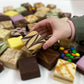 Valley Fudge Peanut Butter Chocolate Artisan Fudge Half Pound Package