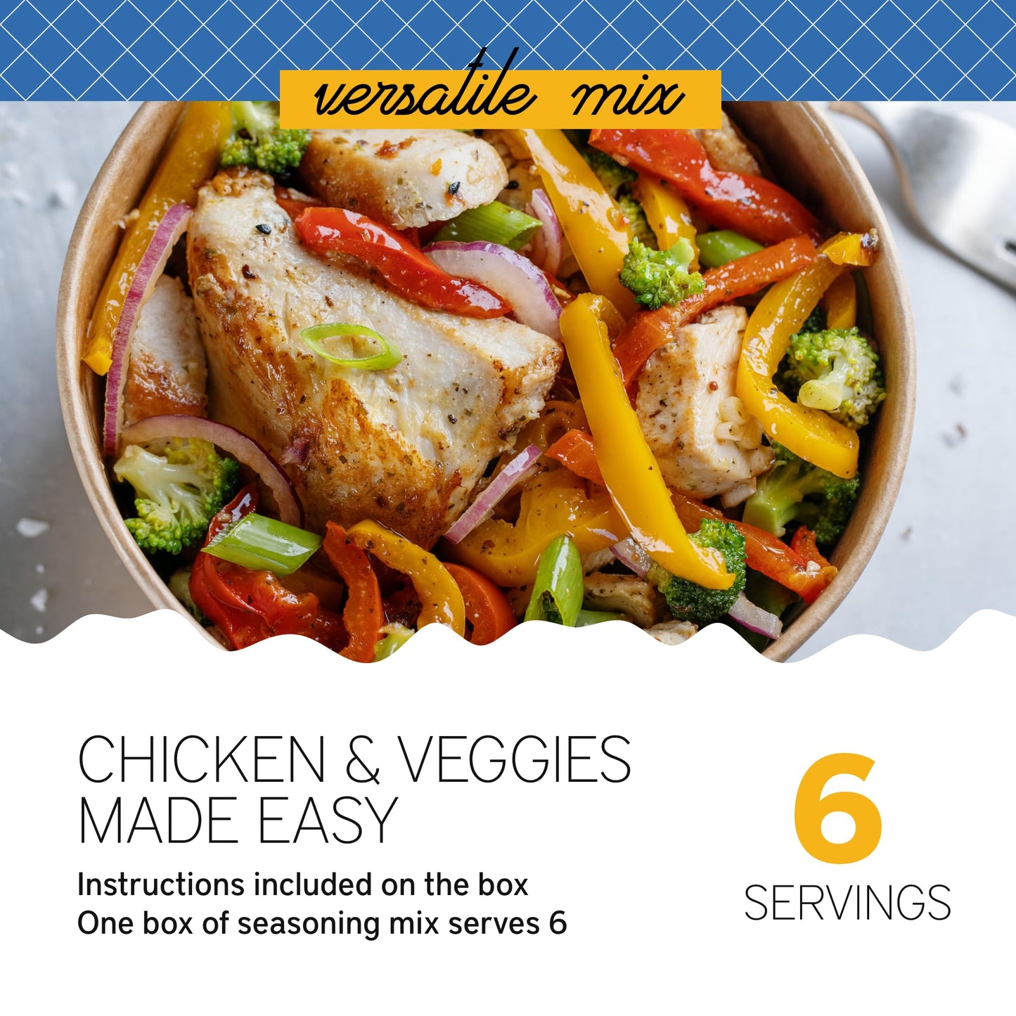 Southern Living Chicken & Vegetables Seasoning Mix, 1.25 oz, One Pan Sheet Baked, Family Dinner Spice