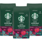 Starbucks Caffe Verona Coffee, Dark, Ground, 12-Ounce Bags (Pack Of 3)