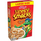 Kelloggs Honey Smacks Breakfast Cereal, Made with Whole Grain, Kids Snacks, Large Size, Original, 15.3oz Box (1 Box)